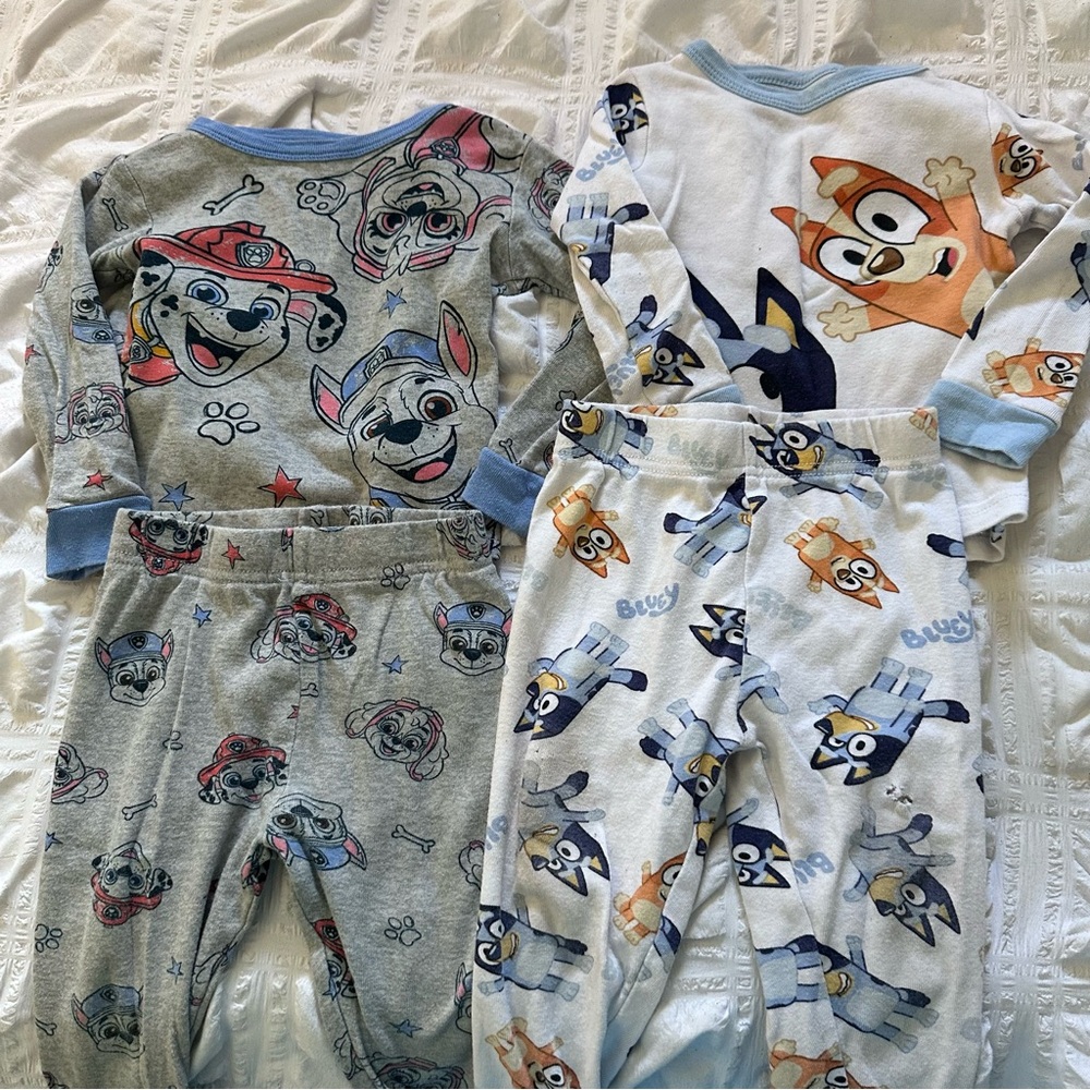 Toddler Boy Pajamas Size 2T